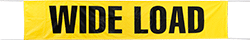 Image of Product. Front orientation. Signs. Vehicle Banners, Wide Load (English).