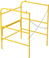 Image of Product. Front orientation. Fold-Up Railings.