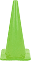 Image of Product. Front orientation. Traffic Cones. Traffic Cones, Fluorescent Green.