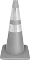 Image of Product. Front orientation. Traffic Cones. Traffic Cones, With Bands.