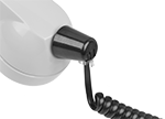 Image of Product. Telephone Cord Swivel with Cord. Front orientation. Telephone Cord Swivels. Cord.