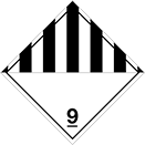 Image of Product. Front orientation. Labels. Hazardous Material Shipping Labels , 9.