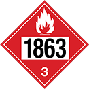 Image of Product. Front orientation. Signs. D.O.T. Vehicle Signs, 1863—3 with Flame Symbol.