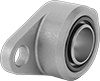 Oil-Embedded Mounted Sleeve Bearings with Two-Bolt Flange