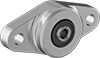 Oil-Embedded Mounted Sleeve Bearings with Two-Bolt Flange