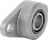 Oil-Embedded Mounted Sleeve Bearings with Two-Bolt Flange