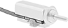 Image of ProductInUse. For Nose-Mount Air Cylinders. Front orientation. Proximity Sensors. Impact-Resistant Round Body Air Cylinders.