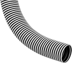 Image of Product. Front orientation. Duct Hose and Fittings. Crush-Resistant Duct Hose with Wear Strip for Dust.