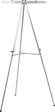 Image of Product. Front orientation. Easels. Tripod Easels, Aluminum.