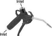 Image of Product. Front orientation. Contains Annotated. Blowguns. Dual Air-Inlet Blowguns .