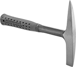 Image of Product. Front orientation. Hammers. Welding Hammers , Steel Handle with Textured Grip, Style H.