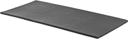 Image of Product. Front orientation. Vibration-Damping Pads. Vibration-Damping Pads for Heavy Machinery, Rectangle, Buna-N, Rough.