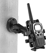 Image of ProductInUse. Magnetic Mount Shown Installed. Front orientation. Positioning Arms. Mobile Device Positioning Arms, For Irregularly-Shaped Devices—Magnetic Mount.