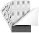 Image of Product. Front orientation. Wire Markers. Adhesive-Back Wire Marker Books with Assorted Electrical Messages .