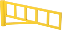 Image of Product. Front orientation. Bollard Gates.