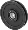 Round Belt Idler Pulleys