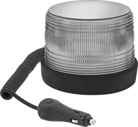 Image of Product. Front orientation. Indicator Lights. Low-Profile Dome Strobe Indicator Lights with Vehicle Plug.