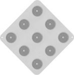 Image of Product. Front orientation. Reflectors. Marking Reflectors, Style J.