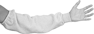 Image of Specification. Front orientation. Cotton/Polyester Terry Fabric. Arm Sleeves.