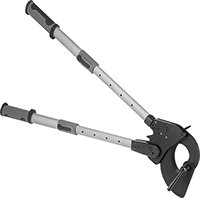 Image of Product. Style C (Shown Extended). Front orientation. Cable Cutters. Easy-Cut Electrical and Data Cable Cutters, Style C.