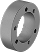 Image of Product. Front orientation. Bushing-Bore Hubs. Quick-Disconnect Weld-On Bushing-Bore Hubs.