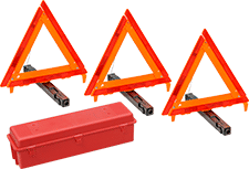 Image of Product. Front orientation. Warning Triangles. Warning Triangles.