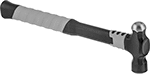 Image of Product. Front orientation. Hammers. Ball Peen Hammers , Round Steel Face, Fiberglass Handle with Smooth Grip.