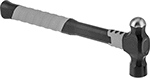 Image of Product. Front orientation. Hammers. Ball Peen Hammers , Round Steel Face, Fiberglass Handle with Ribbed Grip.