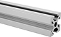 Image of Product. Front orientation. T-Slotted Framing and Fittings. Miniature T-Slotted Framing and Fittings, Single Rails.