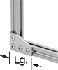 T-Slotted Framing Structural Brackets