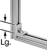 T-Slotted Framing Structural Brackets