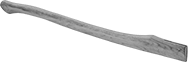 Image of Product. Style D. Front orientation. Hammer Handles. Hickory Hammer Handles, Ax Handles, Style D.