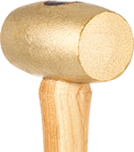 Image of Product. Front orientation. Hammers. Mallets , Brass Face.