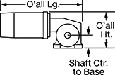 Image of Attribute. Front orientation. Contains Annotated. Right-Angle DC Gearmotors.