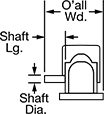 Image of Attribute. Front orientation. Contains Annotated. Right-Angle DC Gearmotors.