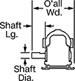 Image of Attribute. Front orientation. Contains Annotated. Right-Angle DC Gearmotors, Gearmotors with Hollow Body/Removable Shaft.