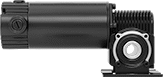 Image of Product. Side View of Gearmotor with Hollow Body and Shaft Removed. Front orientation. Electric Gearmotors. Right-Angle DC Gearmotors, Gearmotors with Hollow Body/Removable Shaft.