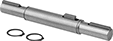 Image of Product. Front orientation. Shafts. Right-Angle DC Gearmotors.