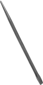 Image of Product. Front orientation. Pry Bars. Pry Bars, Style C—Straight Chisel End  ×  Straight Pointed End.
