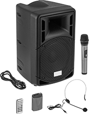 Image of Product. Front orientation. Contains MultipleImages. Public Address Systems. Portable Public Address Systems.