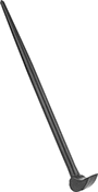 Image of Product. Front orientation. Pry Bars. Pry Bars, Style J—Gooseneck Wedge End  ×  Straight Pointed End.