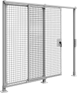Image of Product. Front orientation. Machine Guards. Machine Guards, Sliding Doors, Wire Mesh.