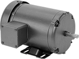 Image of Product. Motor with Totally Enclosed Enclosure. Front orientation. Electric Motors. US-Made Base-Mount AC Motors.