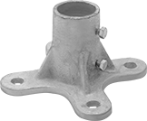 Image of Product. Front orientation. Chain Link Fencing. Chain Link Fencing , Floor-Mount Flanges .