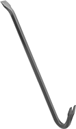 Image of Product. Front orientation. Pry Bars. Nail-Pulling Pry Bars, Style G—U-Shaped Claw End  ×  Offset Chisel End.