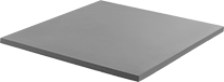 Image of Product. Front orientation. Vibration-Damping Pads. UV-Resistant Vibration-Damping Pads, Square, Neoprene, Smooth.