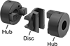 Set Screw High-Parallel-Misalignment Flexible Shaft Couplings