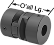 Image of System. Front orientation. Contains Annotated. Flexible Shaft Couplings. Set Screw High-Parallel-Misalignment Flexible Shaft Couplings.