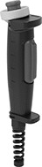 Image of Product. Switches with Emergency Stop/Top Push Button. Front orientation. Enabling Switches. Enabling Pendant Switches, Switches with Black Buna-N Housing, Red Auxiliary Actuator, .