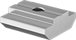Image of Product. Self-Aligning Nut. Front orientation. T-Slotted Framing and Fittings. T-Slotted Framing Fasteners, End-Feed Nuts, Self-Aligning Nut.
